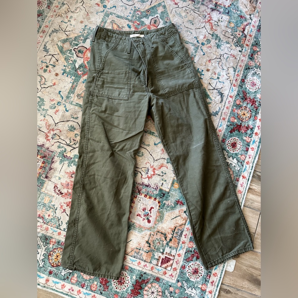 Levi's Olive Green Women's Utility Pants - Picture 1 of 3